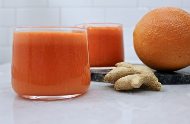 Orange Carrot Turmeric Juice