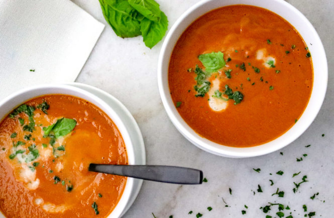 Easy Instant Pot Tomato Soup